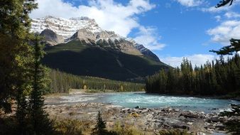 Scenery Rocky Mountains, Canada