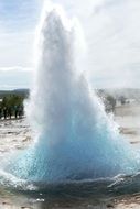 geyser like a fountain