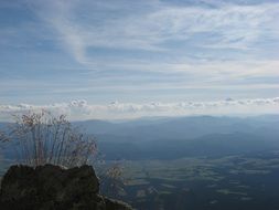 view of the Tatras in Slovakia on a sunny day