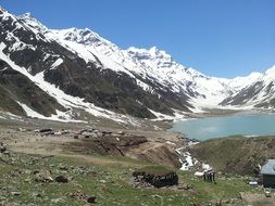 Landscape Picture of snow mountains