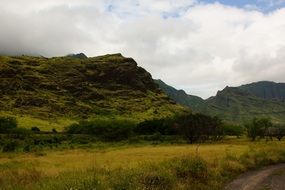 Kolau Mountains in Hawaii