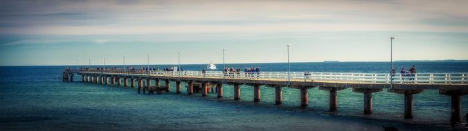 Bridge on a Baltic Sea