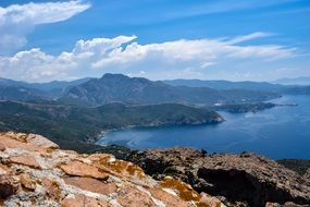 Beautiful mountains in Corsica