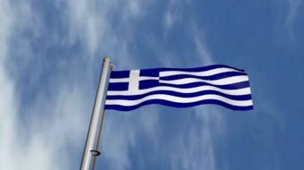 blue Greece Flag