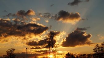 Sunset Sky Evening