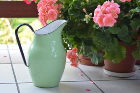 Jug Pitcher Metal Metal Jug