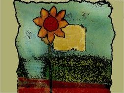 flower as a graphic symbol