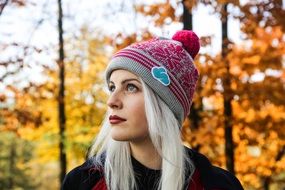 Portrait of the girl with the hat