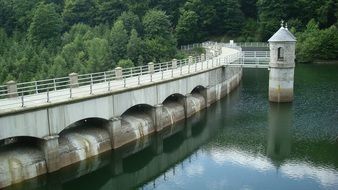 panorama of neustadt dam