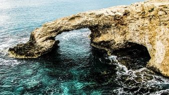 natural arch in Ayia Napa