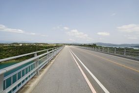 bridge road in summer