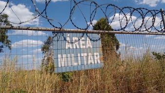 photo of wire fence for security