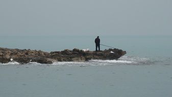 Landscape with the fisherman