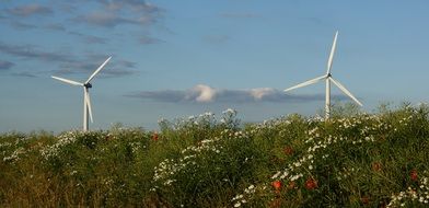 Windmill Turbine Landscape