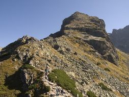 Beautiful landscape of Tatry mountains in Poland