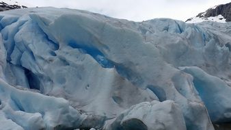 unmatched Ice Blue Glacier