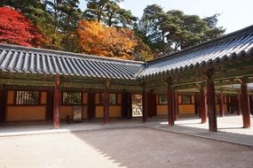 courtyard in bulguksa temple