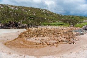 Landscape of Ceannabeinne Beach