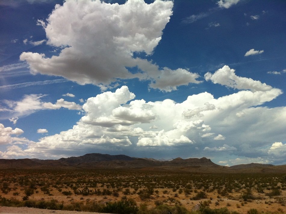 Clouds in Arizona Desert