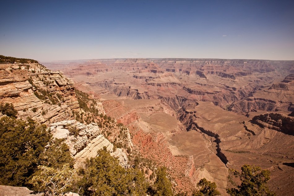 panorama of grand canyon national park in america