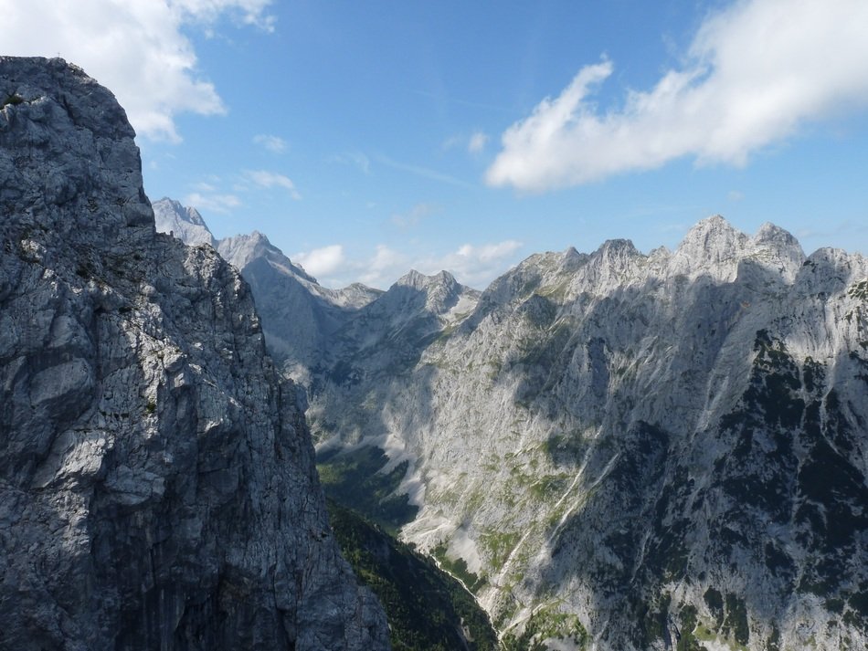 Beautiful Albspitze mountains