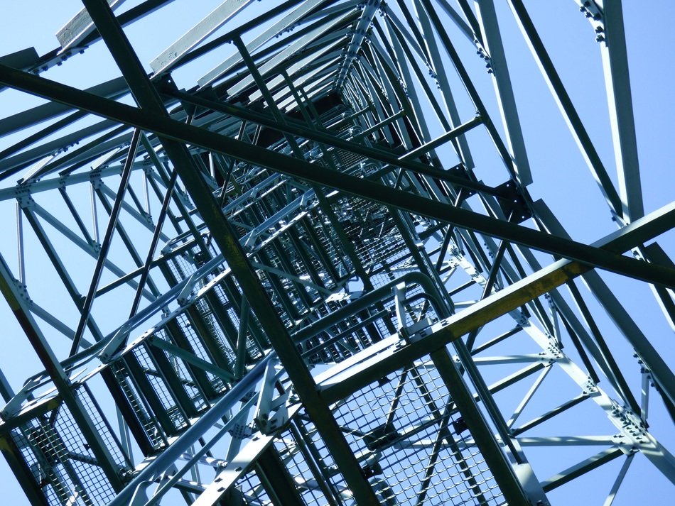 Metallic structure of Forest Fire Observatory