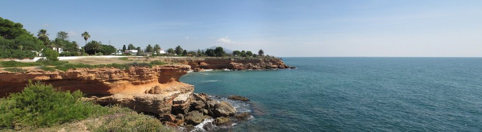 rocks on a beach in Spain