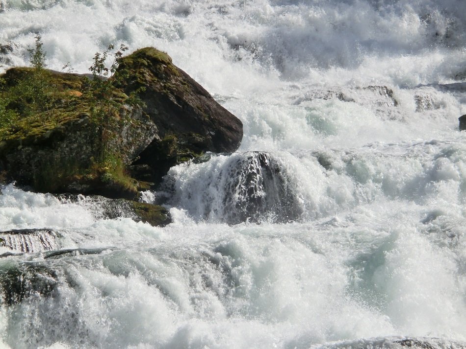Landscape of Waterfall in Wildlife