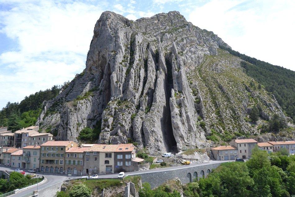 Beautiful landscape of Sisteron, Provence on South of France