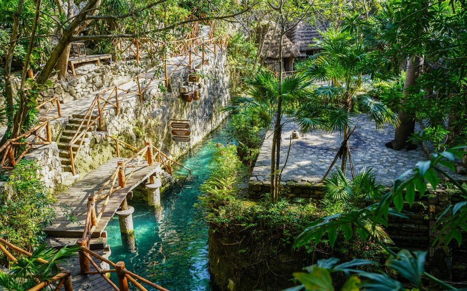 Landscape of cancun in Mexico
