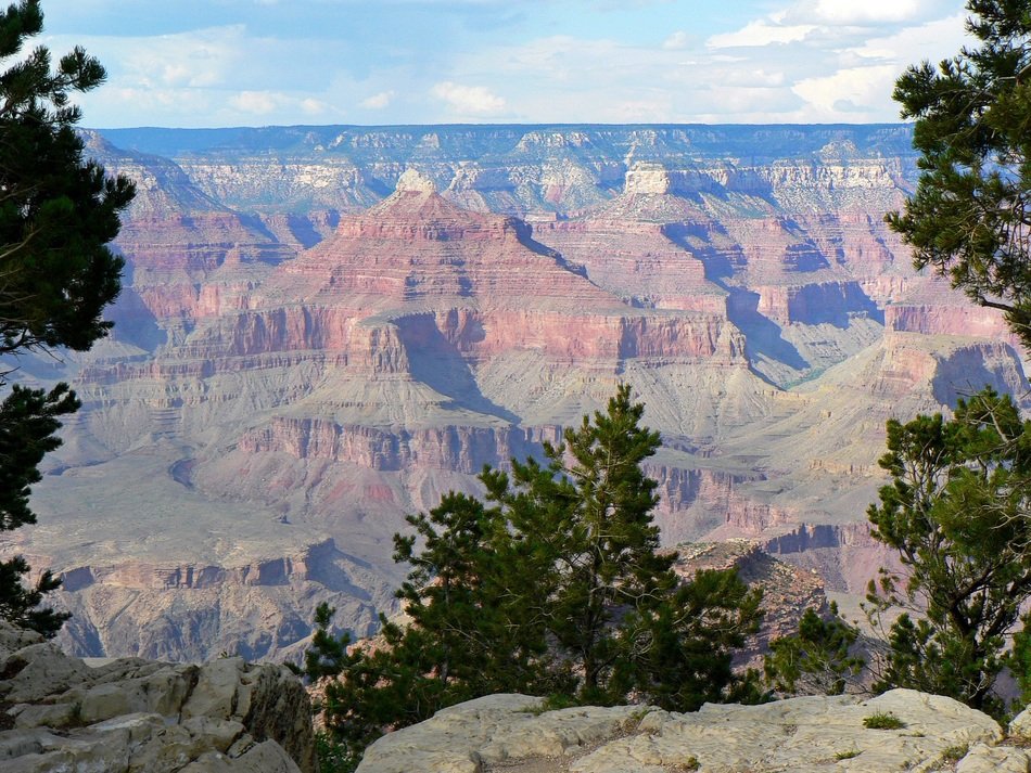 landscape in the grand canyon