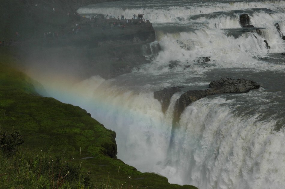 Landscape of Gullfoss