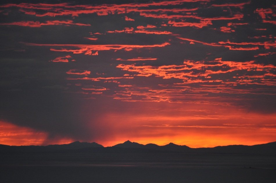 Whidbey Mountains Sunset