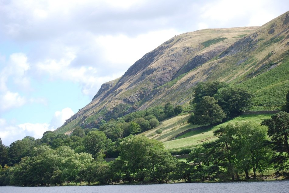 hillside in the lake region