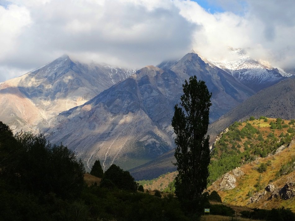 Sayram Mountain Peak at summer, kazakhstan, Shymkent