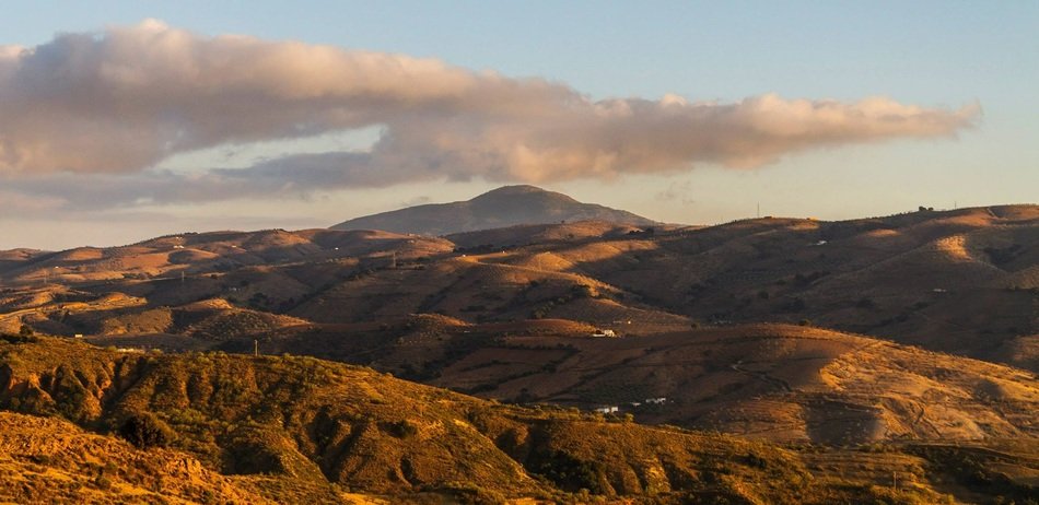 hills in the fall
