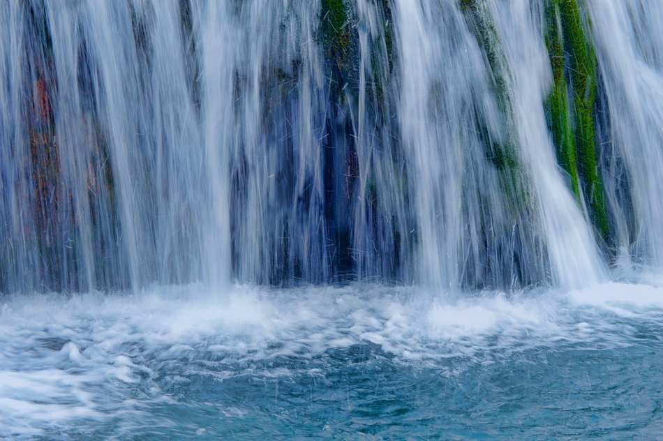 beautiful water cascade