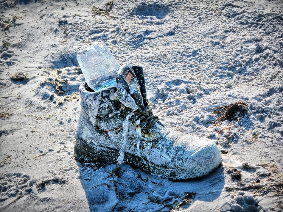 shoes in salt
