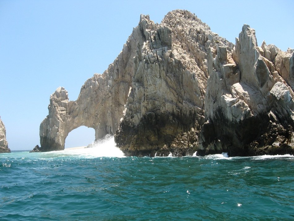 Landscape of land's end in Mexico