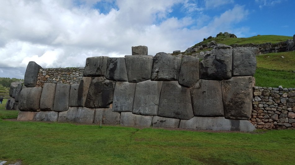 Landscape of the stone wall in Cuzco