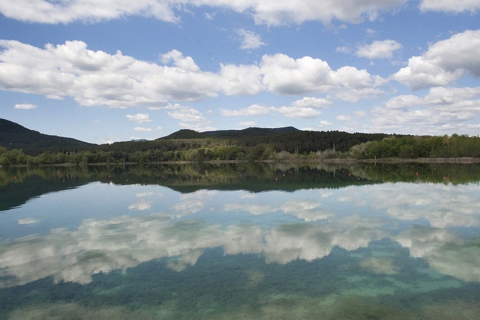 Calm girona lake