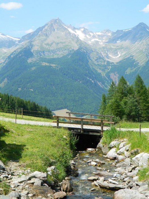 bridge over a creek in italy
