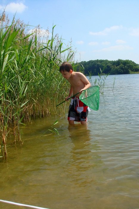 Fisherman with the fishnet