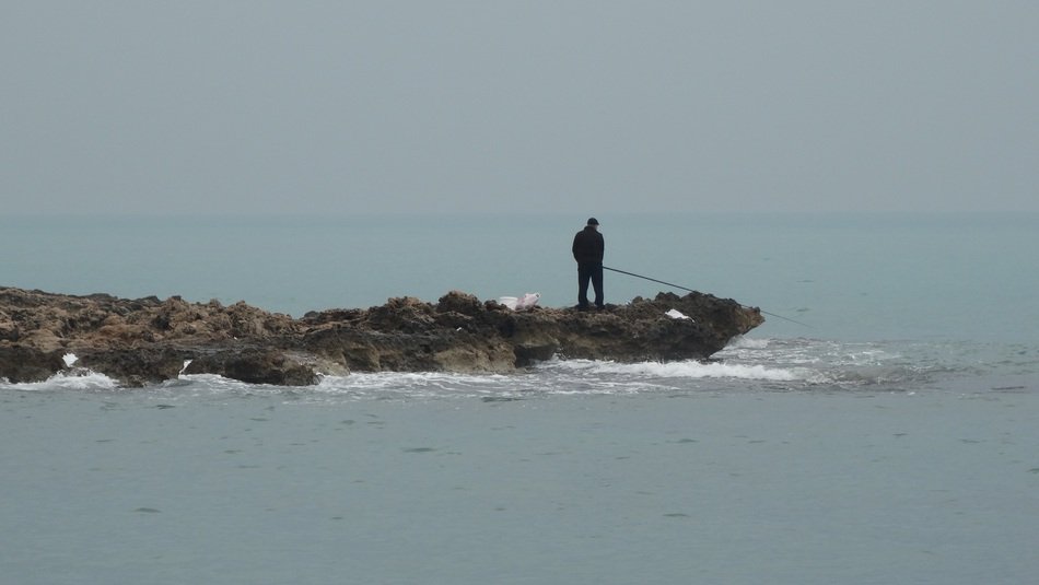 Landscape with the fisherman