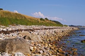 Danish Coast Island on a sunny day