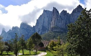 Montserrat Mountain Catalonia