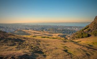 Beautiful Arthur's Seat in uk. Scotland, Edinburgh