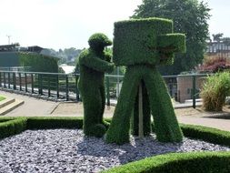 Landscape of park in Wimbeldon