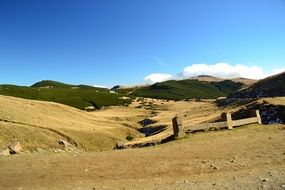 soil Road in Mountain Landscape, Romania