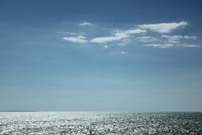 calm sea in sunny day